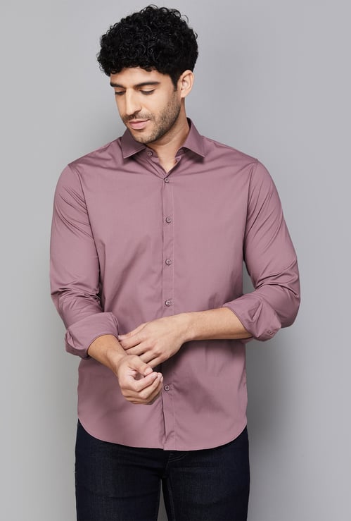 UNITED COLORS OF BENETTON Solid Slim Fit Shirt