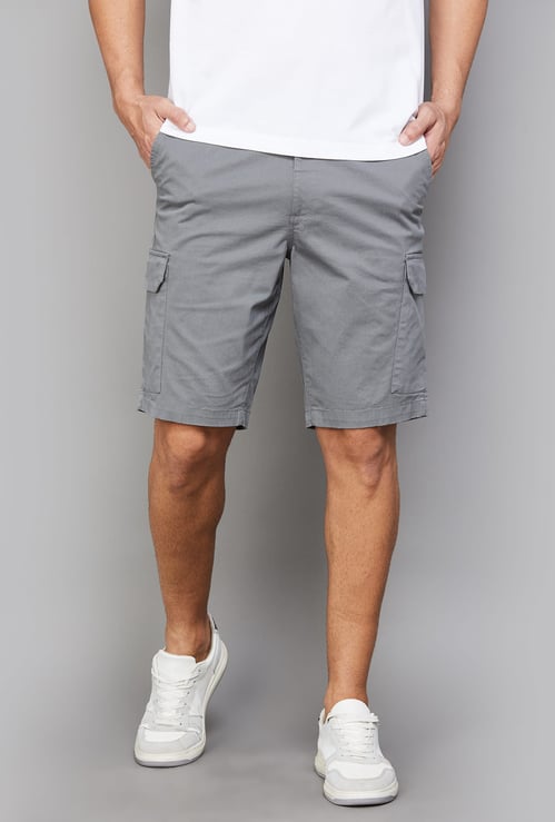 UNITED COLORS OF BENETTON Solid Cargo Shorts