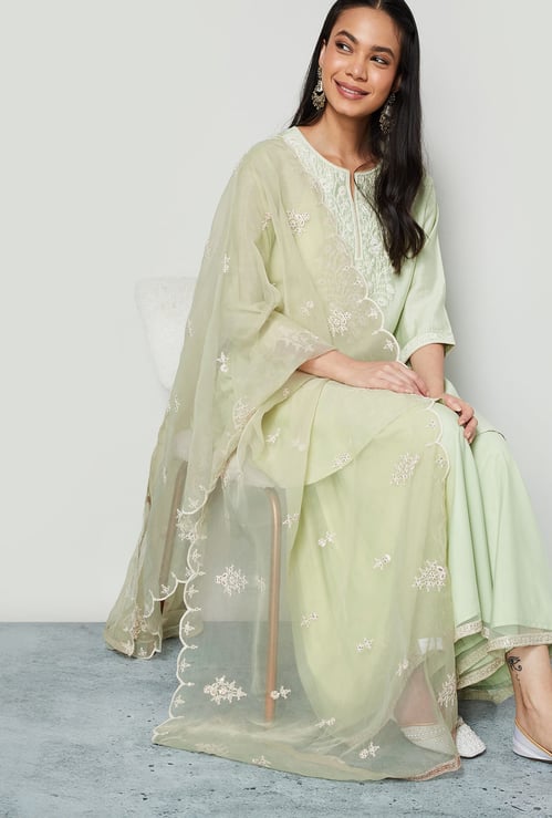 MELANGE Embroidered Dupatta