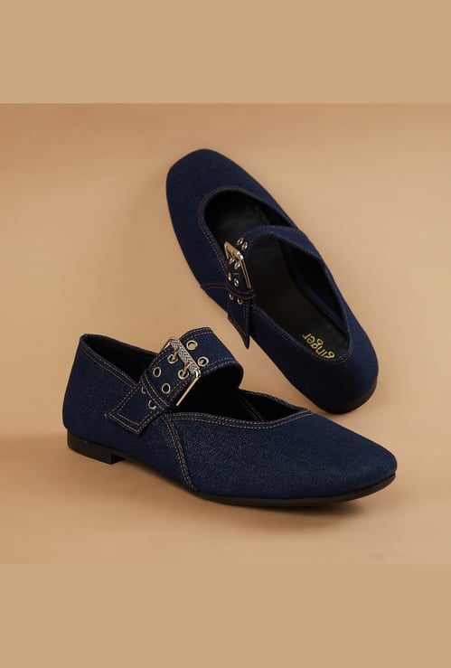 GINGER Solid Ballerinas