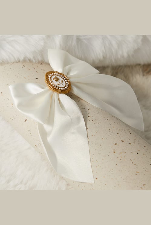 FAME FOREVER Girls Bow Alligator Clip