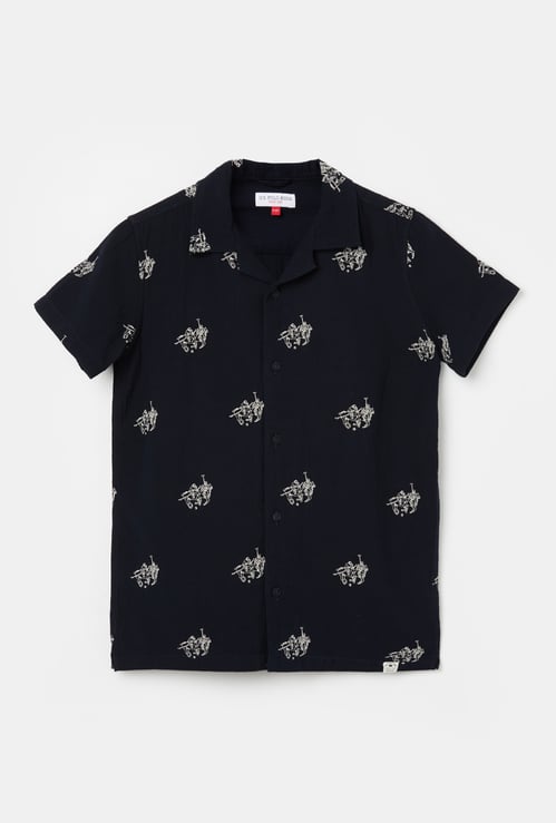 US POLO ASSN KIDS Boys Embroidered Shirt