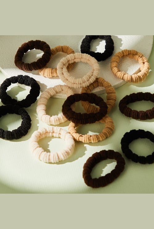 FAME FOREVER Ribbed Hair Band - Pack of 20