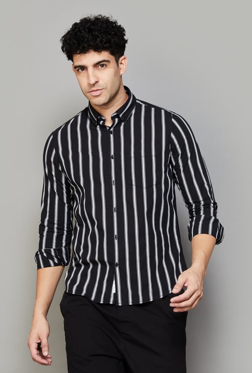 SPYKAR Striped Regular Fit Shirt