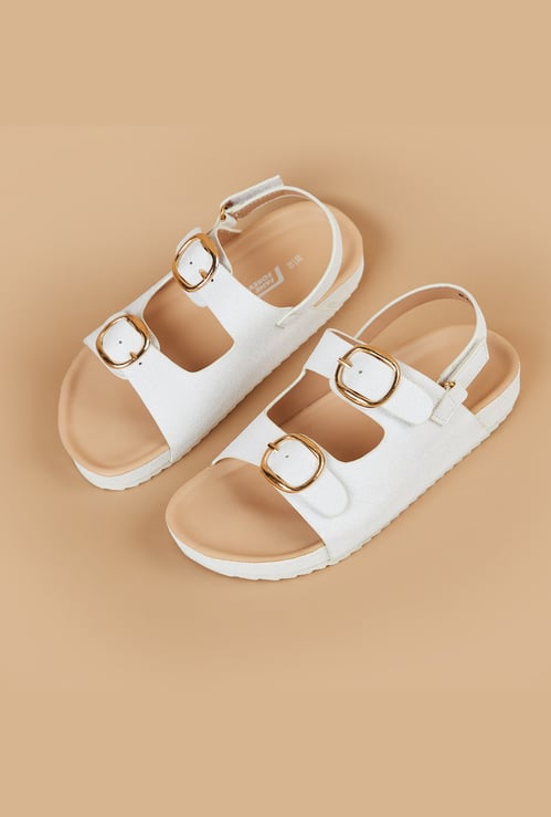 FAME FOREVER Girls Solid Slingback Sandals