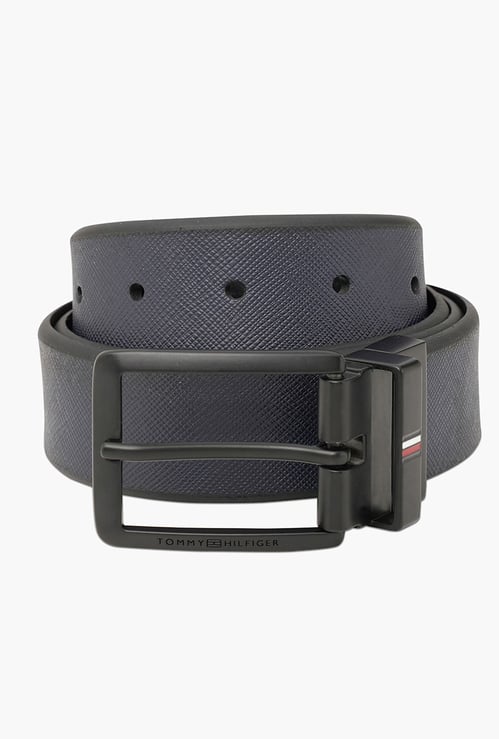 TOMMY HILFIGER Textured Reversible Leather Belt
