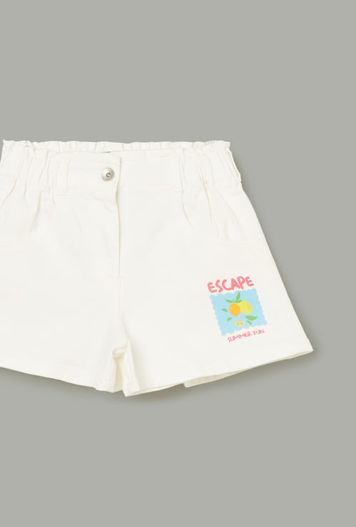 UNITED COLORS OF BENETTON Girls Printed Shorts