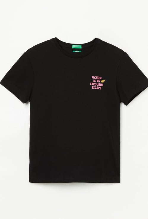 UNITED COLORS OF BENETTON Girls Graphic Print T-shirt