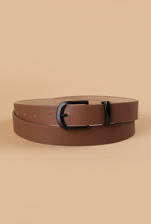 GINGER Solid Pin Buckle Belt