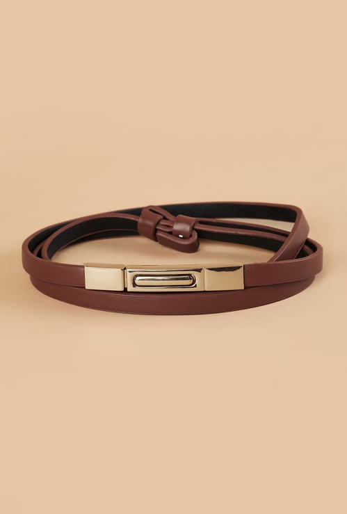 GINGER Solid Slim Belt