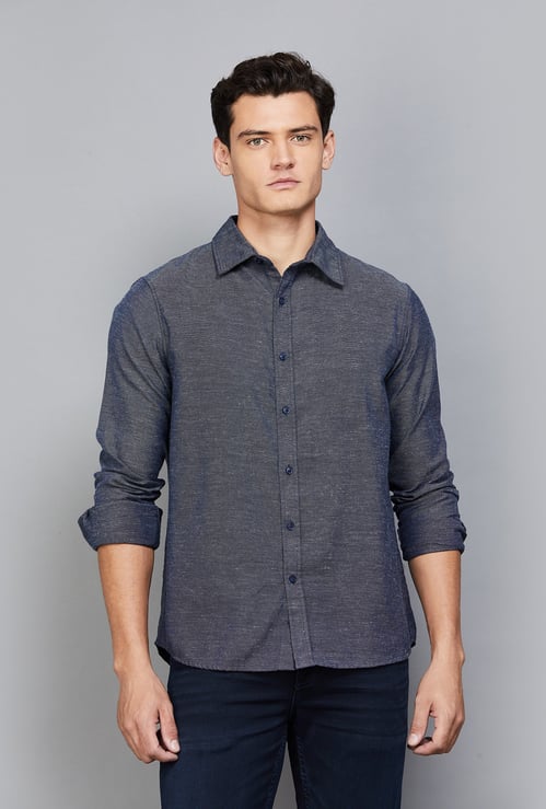 CELIO Solid Regular Fit Shirt