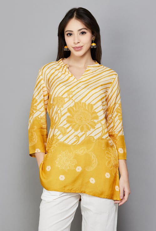 LIBAS Ethnic Motif Straight Kurti