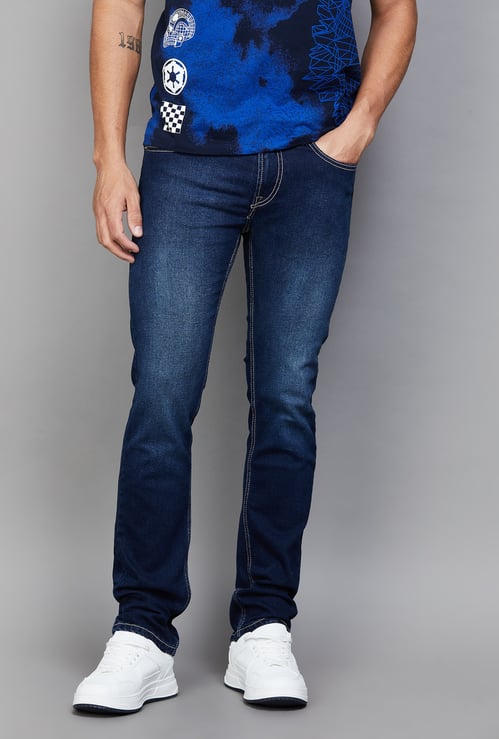 PEPE JEANS Washed Slim Straight Jeans