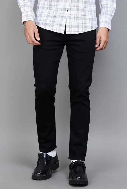 FLYING MACHINE Solid Slash Jeans Jeans (Slim Tapered)