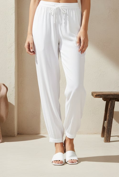 AURELIA Solid Salwar Pants