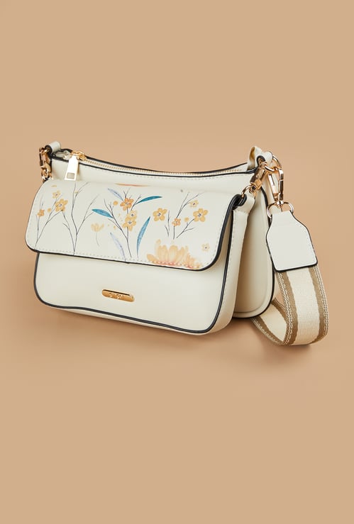 GINGER Floral Print Sling Bag