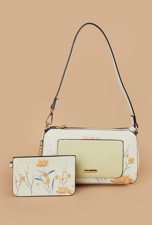 GINGER Floral Print Sling Bag