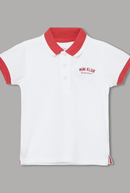 FS MINI KLUB Boys Solid Polo T-shirt