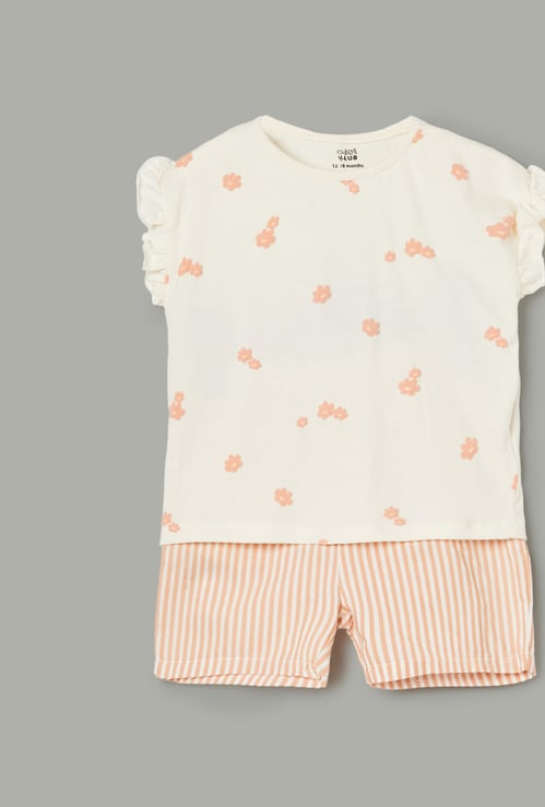 FS MINI KLUB Girls Printed Infant Basic Set