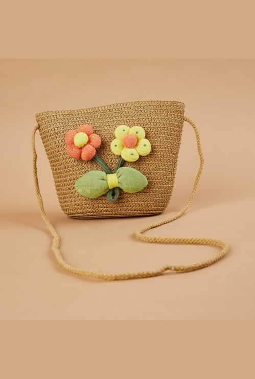 FAME FOREVER Girls Floral Sling Bag