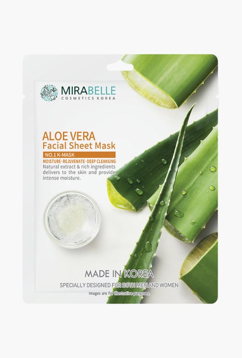 MIRABELLE Aloe Vera Facial Sheet Mask - 25ml