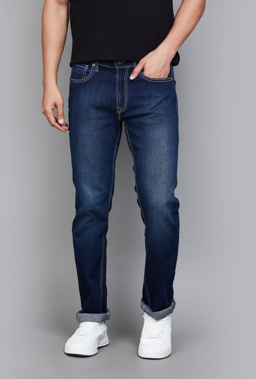 PEPE JEANS Mid-Rise Regular Straight Jeans