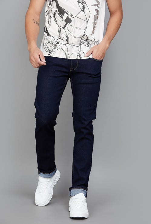PEPE JEANS Solid Slim Straight Jeans
