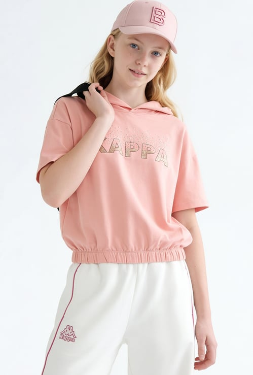 KAPPA Girls Embellished T-shirt