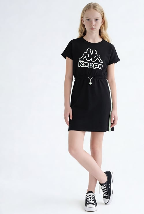 KAPPA Girls Brand Print T-shirt Dress