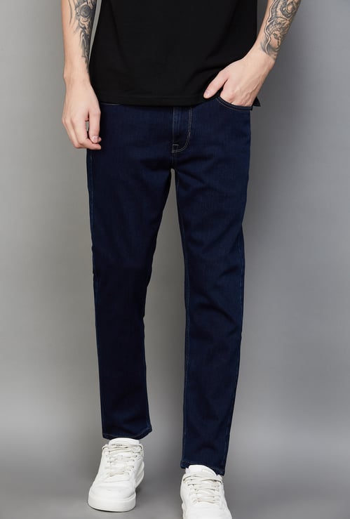 FLYING MACHINE Solid Slim Tapered Jeans