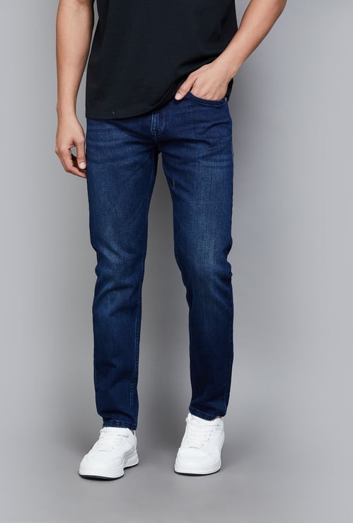 FLYING MACHINE Washed Slim Tapered Jeans
