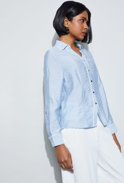 CODE CLASSIC Contrast Piping Shirt