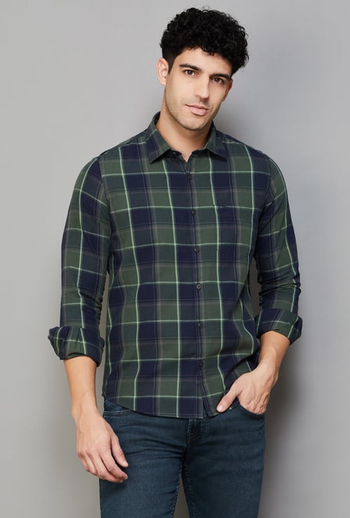 SPYKAR Checked Regular Fit Shirt