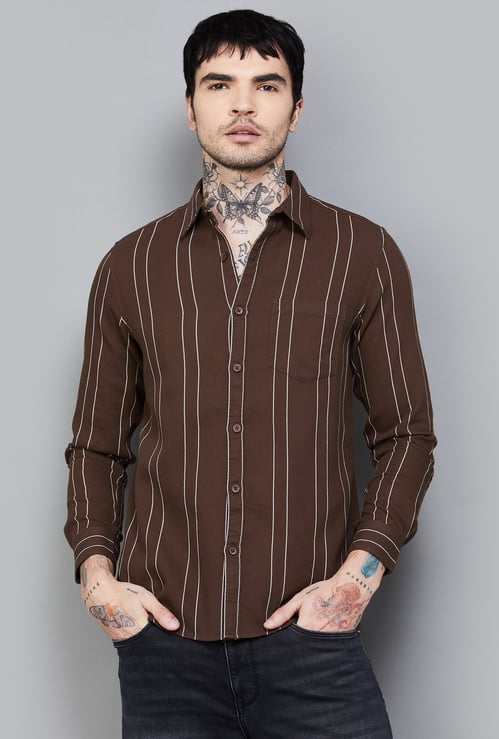 SPYKAR Striped Regular Fit Shirt