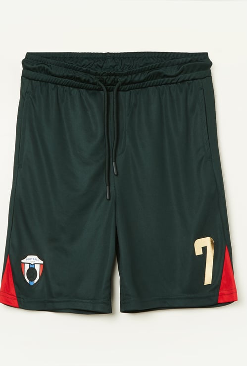 FAME FOREVER Boys Contrast Panel Shorts