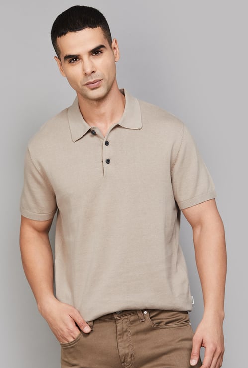 JACK & JONES Solid Polo T-shirt