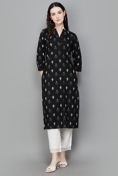 LIBAS Ethnic Motif Straight Kurta