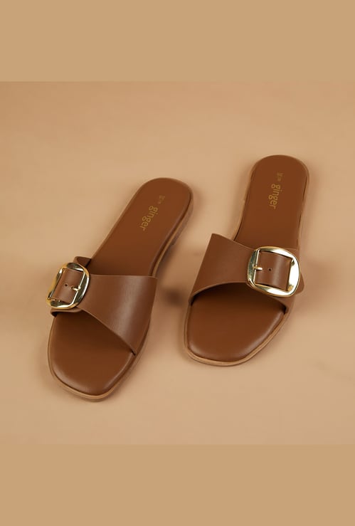 GINGER Embillished Flats Sandals