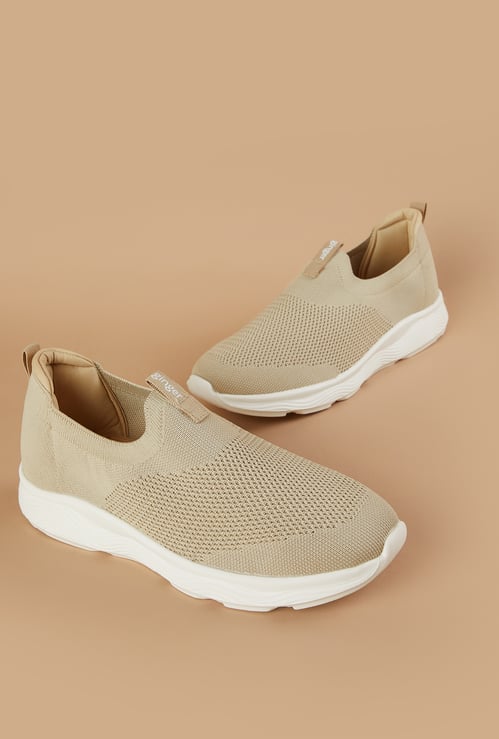 GINGER Knitted Slip-On Sneakers