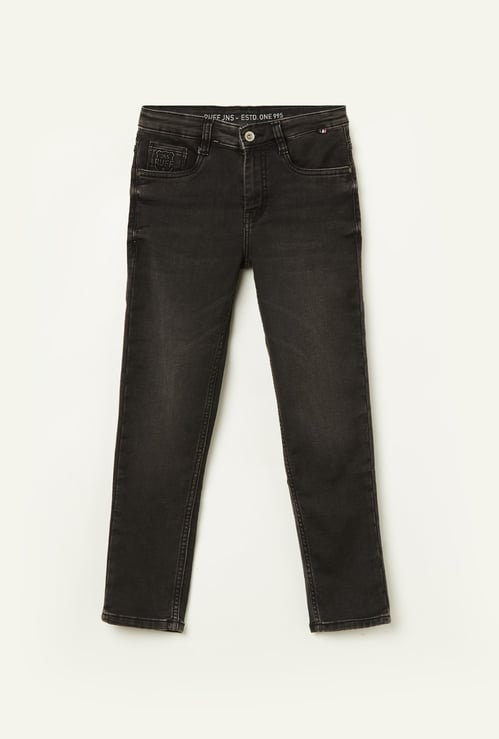RUFF KIDS Boys Faded Regular Fit Jeans