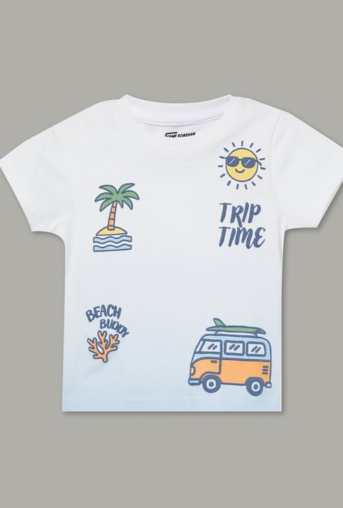 FAME FOREVER Boys Graphic Print T-shirt