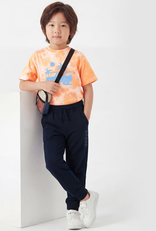 FAME FOREVER Boys Graphic Print Track Pants
