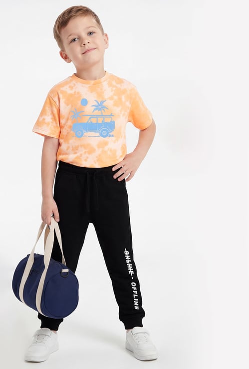 FAME FOREVER Boys Graphic Print Joggers