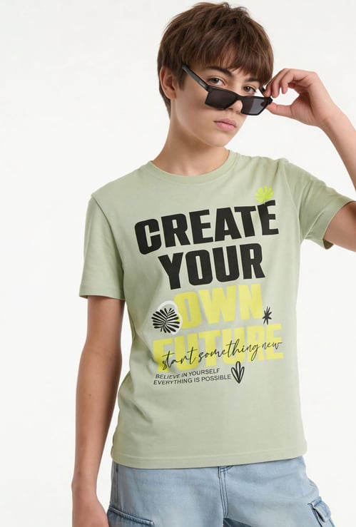 FAME FOREVER Boys Graphic Print T-shirt