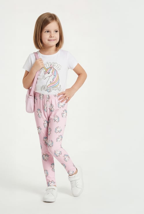 FAME FOREVER Girls Printed Leggings