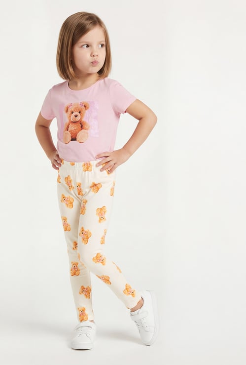 FAME FOREVER Girls Printed Leggings