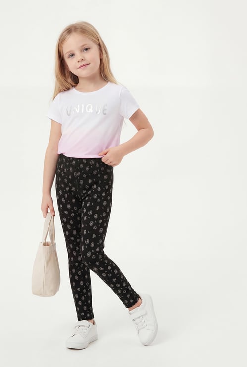 FAME FOREVER Girls Printed Leggings