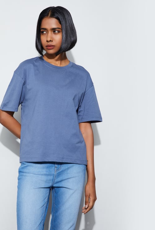 FAME FOREVER Solid T-shirt
