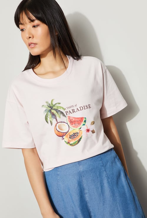 FAME FOREVER Printed T-shirt
