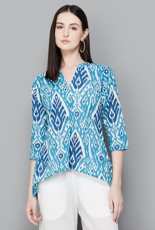 LIBAS Ethnic Motif Asymmetric Kurti